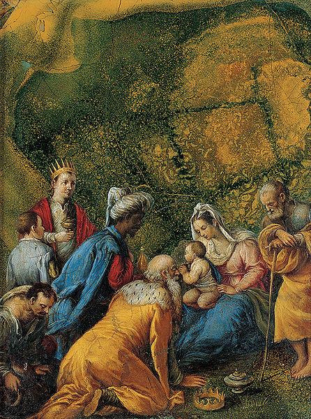 Jacopo Bassano The Adoration of the Magi oil painting picture